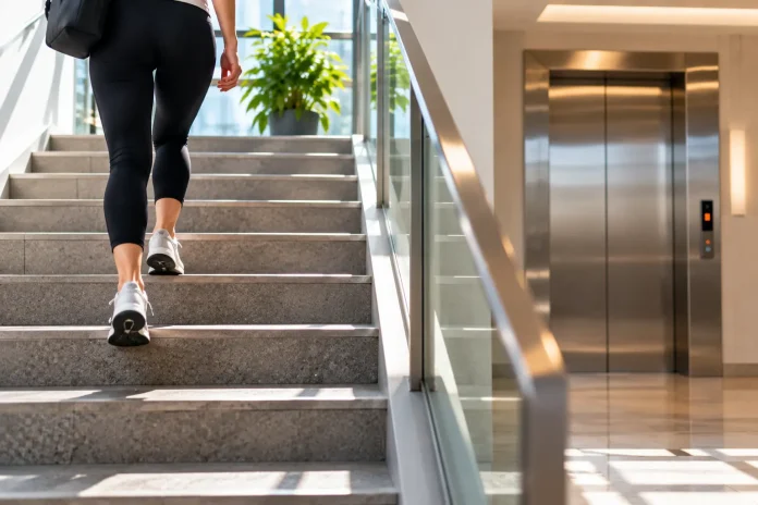 Take the stairs instead of the elevator as a daily habit
